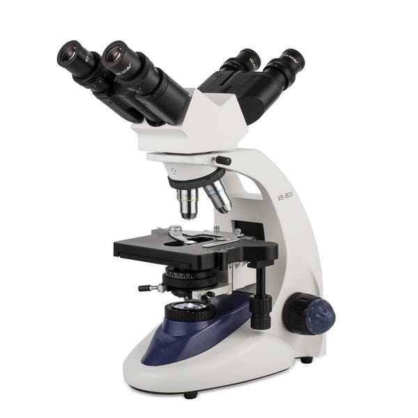 VE-B20 Binocular Microscope w/ Double Head, Advanced Optics, LED Lighting and Quadruple Nose Piece